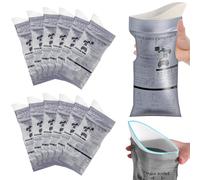 Yesimola Pisse Debout Femme 12 Pcs, Sacs à Urine 700ML, Urine Jetables, Toilette Portable Urinoir, Pisse Debout Femme, Sac Vomissement Voiture, Urinoir Homme Portable pour Camping, Voyages