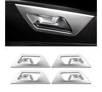 YESKIT Accessoires De Voiture Poignée Porte Intérieure Cadre Cuvette Couvercle Autocollants Décoratifs Pour Peugeot 3008 5008 GT 2016-2023(Argent)