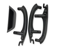 YESKIT Accessoires De Voiture Pour Conduite À Gauche Poignée Intérieure D'accoudoir Porte Housse En Cuir Ensemble Complet Pour X3 X4 F25 F26 2010 - 2016(1 set of black)