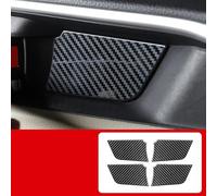 YESKIT Accessoires D'intérieur De Voiture Poignée Porte Intérieure Couvercle Bol Autocollants Décoratifs Pour Toyota RAV4 RAV-4 XA50 2019 - 2024(Carbon black b)