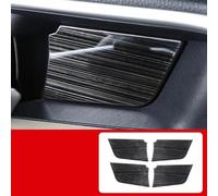 YESKIT Accessoires D'intérieur De Voiture Poignée Porte Intérieure Couvercle Bol Autocollants Décoratifs Pour Toyota RAV4 RAV-4 XA50 2019 - 2024(Black b)