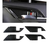 YESKIT Autocollant De Voiture Pour Poignée De Porte Intérieure Cadre Cuvette Autocollant Décoratif Accessoires Pour Toyota Pour Camry XV70 70 2018-2023(Noir)