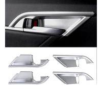 YESKIT Autocollant De Voiture Pour Poignée De Porte Intérieure Cadre Cuvette Autocollant Décoratif Accessoires Pour Toyota Pour Camry XV70 70 2018-2023(Argent)