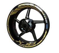 YESKIT Autocollants décoratifs modifiés Autocollant De Jante Et, Accessoires De Moto, Autocollant De Moyeu De Roue pour Y&amaha Xj6(Color4)