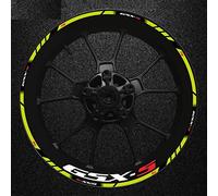 YESKIT Autocollants décoratifs modifiés Autocollant Réfléchissant De Moyeu Décoratif De Jante De Moto pour Suzuki Gsx-s Gsx-s750 Gsxs1000 750 1000 600 2022(Color:2)