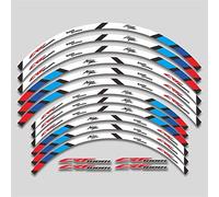 YESKIT Autocollants décoratifs modifiés Moto Autocollants Roue Décalcomanies Réfléchissantes Étanche pour Africa Twin CRF1000L CRF 1000L (Color : 4)