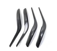 YESKIT Ensemble De 4 Pièces Pour Poignées De Porte Intérieures Et Gauche Et Droite Pour X1 E84 2010-2016(Black-A)