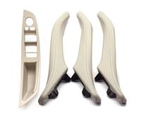 YESKIT Ensemble De Poignées De Porte Intérieures Pièces Automobiles Couvercle Poignée Intérieure Pour Série 5 F10 F11 520d 523i 525i 528i 530i 535i 540i(Style 6)