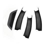 YESKIT Ensemble De Poignées De Porte Intérieures Pièces Automobiles Couvercle Poignée Intérieure Pour X3 X4 F25 F26 2010 2011 2012 2013 2014 2015 2016 2017(Noir)