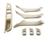 YESKIT Ensemble De Poignées Intérieures D'accoudoir De Porte Intérieure Voiture À Conduite À Gauche Et À Droite Pour Série 5 F10 F11 523i 525i 528i 530i(LHD Beige-a)