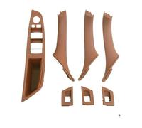 YESKIT Ensemble De Poignées Porte Intérieures Couvercle De Poignée Intérieure Pièces Automobiles Pour Série 5 F10 F11 F18 520i 523i 525i 528i 535i(Style 5-7pcs)