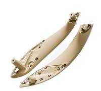YESKIT Ensemble Poignées Porte Intérieures Pièces Automobiles Poignée Intérieure Couvercle Poignée Pour Série 3 4 F30 F80 F31 F32 F33 F34 F35 F36(2pcs front beige)