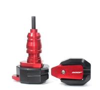 YESKIT Facile à Installer Cadre De Protection Contre Les Chutes De Moto, Carénage Coulissant, Protection Contre Les Chutes, pour CB500F CB500 F CB 500 F 2013 - 2018(Rosso)