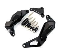 YESKIT Facile à Installer Protection De Moteur en Aluminium CNC pour Moto, Cadre De Stator, Protecteur Coulissant pour Ninja 400 2018 2019 2020 2021 2022 2023(Black)