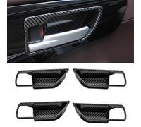 YESKIT Panneaux décoratifs Accessoires Voiture Panneau Poignée Porte Intérieure Garniture Couverture Autocollant Cadre Pour Toyota Pour Highlander XU70 Pour Kluger 2020-2023
