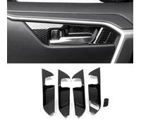 YESKIT Panneaux décoratifs Autocollant De Garniture Couvercle Cuvette Poignée Porte Intérieure Style Voiture Pour Toyota RAV4 RAV 4 XA50 2019-2023