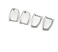 YESKIT Pièces De Voiture Poignée De Porte Intérieure Cadre Cuvette Coque Décoration Autocollant Pour Jeep Pour Renegade 2015-2023(Argent)