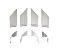 YESKIT Pièces De Voiture Poignée Porte Intérieure Garniture Cuvette Autocollant Cadre De Protection Pour Toyota Pour Camry XV70 70 2018-2023(Silver a+b)