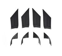 YESKIT Pièces De Voiture Poignée Porte Intérieure Garniture Cuvette Autocollant Cadre De Protection Pour Toyota Pour Camry XV70 70 2018-2023(Black a+b)