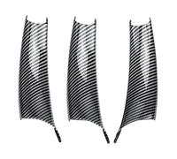 YESKIT RHD Car De Portes Intérieures Poignée De Porte Poignée De Porte Intérieur Décoration Accessoires De Couverture Pour X5 F15 X6 F16 2014-2018(Noir)