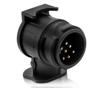 YESLUSY Adaptateur 13 à 7 pôles, 12 V Adaptateur Prise remorque 13 à 7 Broches étanche pour Voiture, RV, Crochet de remorquage, Porte-vélo