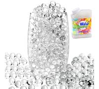 YESLUSY Perles d'eau,50 000 perles transparentes, décoratives et colorées, non toxiques et biodégradables, perles de gel pour fleurs et plantes