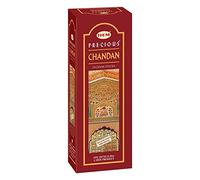 YesMandala Encens de santal (chandan) Boîte de 6 unités Chaque unité 20 bâtons