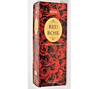 YesMandala Lot de 6 boîtes de 20 bâtonnets d'encens Rouge