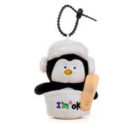 Yespers Jouets - Peluches - YS-71 - Porte-clés Petit pingouin - 11 cm - 20