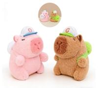 Yespers Porte-clés capybara en forme de ballon - 10 cm - 20 modèles au hasard