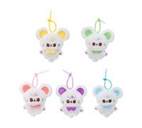 Yespers Porte-clés en mink en forme de souris - 13 cm - 20 modèles assortis (modèle expédié aléatoirement) - XLP00694