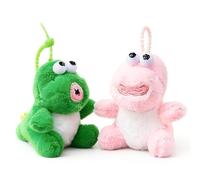 Yespers Porte-clés en peluche - Monstre à la bouche en forme de saucisse - 11 cm - 20 modèles au hasard - XLP00097