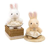 Yespers Porte-clés lapin en forme de cœur - 28 cm - 20 modèles expédiés aléatoirement - 82498