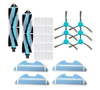 Yessetry 1 ensemble de rechange pour aspirateur robot 1290 1390 Accessoires de rechange Filtre HEPA Mop chiffon principal