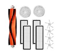 Yessetry 11 Pcs pour W10/W10 Pro Aspirateur Accessoires Amovible Main Side Brosse Lavable Mop Chiffon Filtre