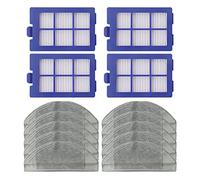 Yessetry 14 PCS pour RoboVac X8 Hybride Robot Aspirateur Vadrouille Chiffons Hepa Filtre Accessoires