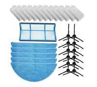 Yessetry 30 PCS Balayage Robot Filtre Côté Brosse Hepa Filtre Fit pour V3S/V5S/V5/V3L Robot Aspirateur Accessoires