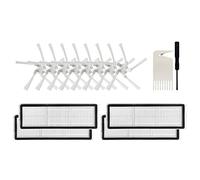 Yessetry Accessoires de rechange pour aspirateur robot W10/W10 Pro Brosse latérale Filtre HEPA Pièces de rechange