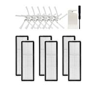 Yessetry Accessoires de rechange pour aspirateur robot W10/W10 Pro Filtre HEPA Brosse latérale Pièces de rechange