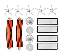 Yessetry Brosse Filtre HEPA et Serpillière pour Robot Robot Aspirateur Bot W10 / W10 Pro