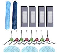 Yessetry Brosse Filtre Mop Chiffon Accessoires pour OZMO T9 T9 + Robot Aspirateur Pièces