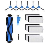 Yessetry Brosse principale Brosses latérales Filtre pour E20, E30, E31 Robot Aspirateur Accessoires A