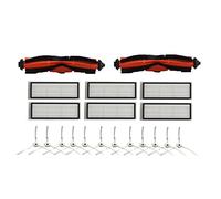 Yessetry HEPA Filtre Rouleau Main Brosse Latérale Brosses pour Qihoo 360 X90 X95 Robot Aspirateur Brosses Pièces