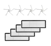 Yessetry Kit d'accessoires pour aspirateur robot W10/W10 Pro brosse latérale filtre HEPA