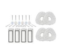 Yessetry Kit de filtre HEPA de rechange pour robot de balayage T10, brosse latérale, filtre écran, chiffon, serpillère, pièces d'aspirateur