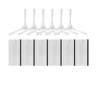 Yessetry Kit de remplacement pour filtre à brosse latérale pour aspirateur robotique Q11