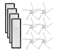 Yessetry Kit pour W10/W10 Pro Robot Aspirateur HEPA Filtre Brosse Latérale