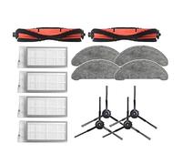 Yessetry Lot de 14 chiffons pour à franges - Filtre HEPA pour EVE Plus Robot Aspirateur Pièces de Rechange Accessoires