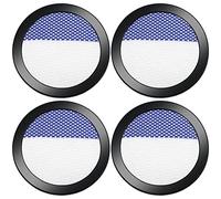 Yessetry Lot de 4 filtres lavables de rechange pour aspirateur sans P91P6 réutilisables