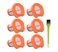 Yessetry Lot de 6 accessoires pour aspirateur à main noir HHVKF10 HHVK320J61 HHVK515J00